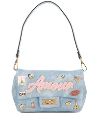 ALDO Bellaamourr Denim Paris Hardware Shoulder Bag