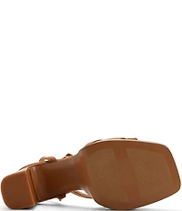 ALDO Beverlyanne Ankle Strap Square Toe Block Heel Platform Sandals