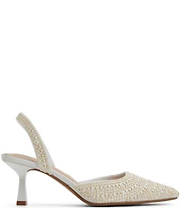 ALDO Brizza Pearl Studded Slingback Dress Pumps
