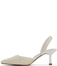 ALDO Brizza Pearl Studded Slingback Dress Pumps