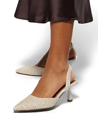 ALDO Brizza Pearl Studded Slingback Dress Pumps