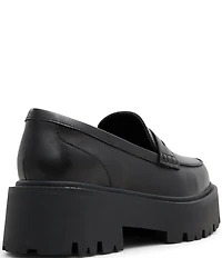 ALDO Cadaycia Leather Platform Penny Loafers