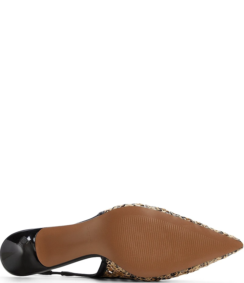 ALDO Calantha Raffia Slingback Pumps