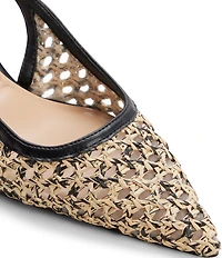 ALDO Calantha Raffia Slingback Pumps