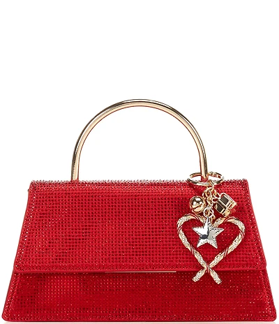 ALDO Candycane Rhinestone Medium Top Handle Satchel Bag