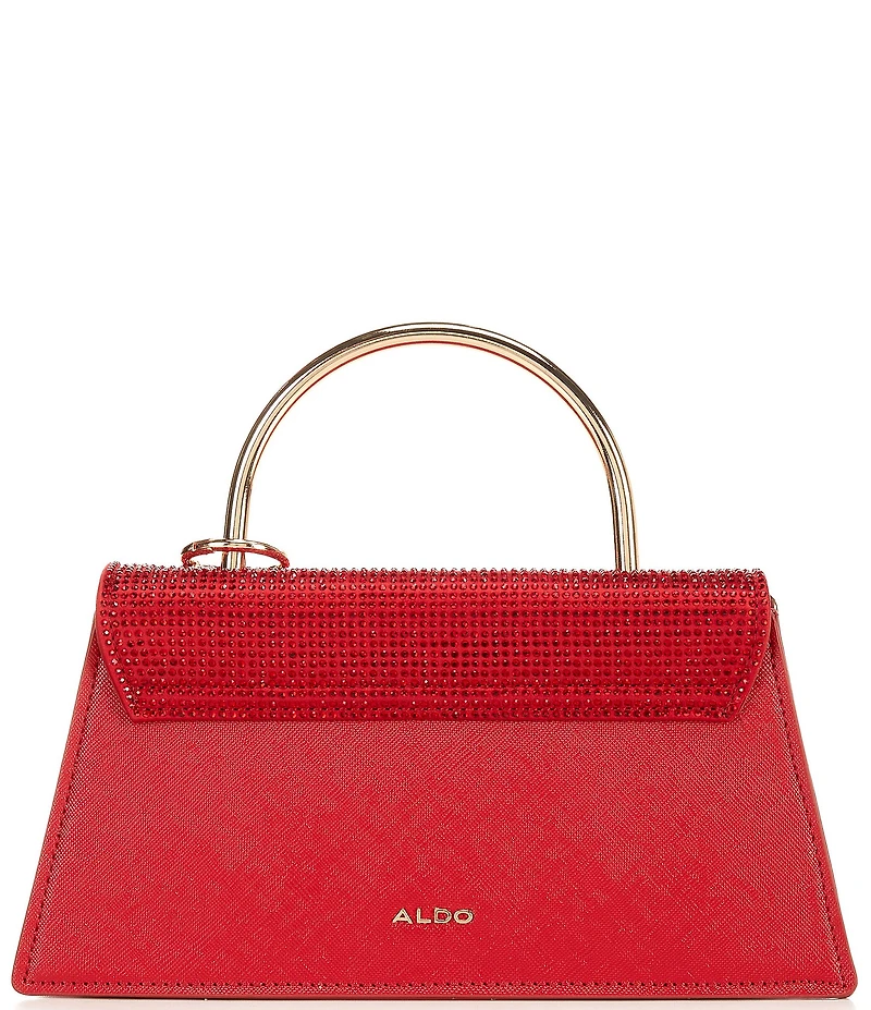 ALDO Candycane Rhinestone Medium Top Handle Satchel Bag