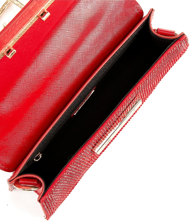 ALDO Candycane Rhinestone Medium Top Handle Satchel Bag