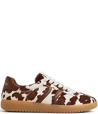 ALDO Chicsneaker Cow Print Calf Hair Lace Up Sneakers