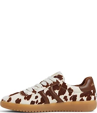 ALDO Chicsneaker Cow Print Calf Hair Lace Up Sneakers
