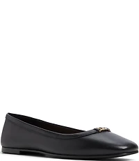 ALDO Corinthie Leather Hardware Detail Ballet Flats