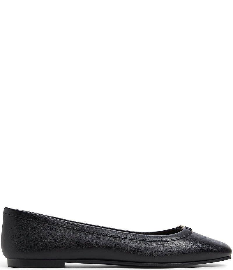 ALDO Corinthie Leather Hardware Detail Ballet Flats