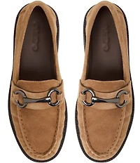 ALDO Danrose Suede Bit Buckle Lug Sole Loafers