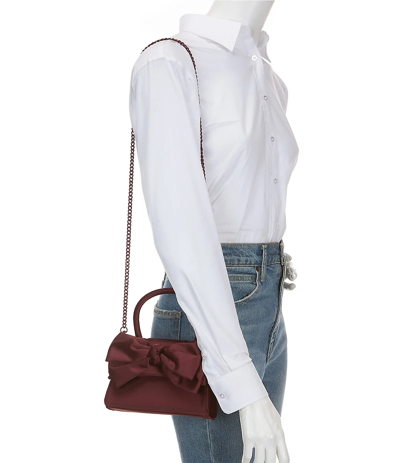 ALDO Decadencee Small Satin Bow Top Handle Satchel Bag