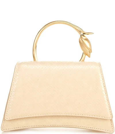 ALDO Desert Rose Metal Top Handle Satchel Bag