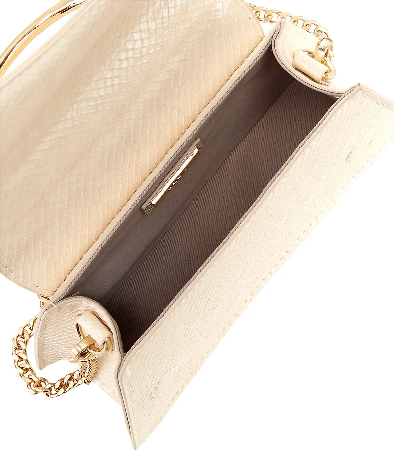 ALDO Desert Rose Metal Top Handle Satchel Bag