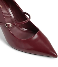 ALDO Eledeladar Leather Mary Jane Pointed Toe Pumps