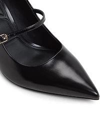 ALDO Eledeladar Leather Mary Jane Pointed Toe Pumps