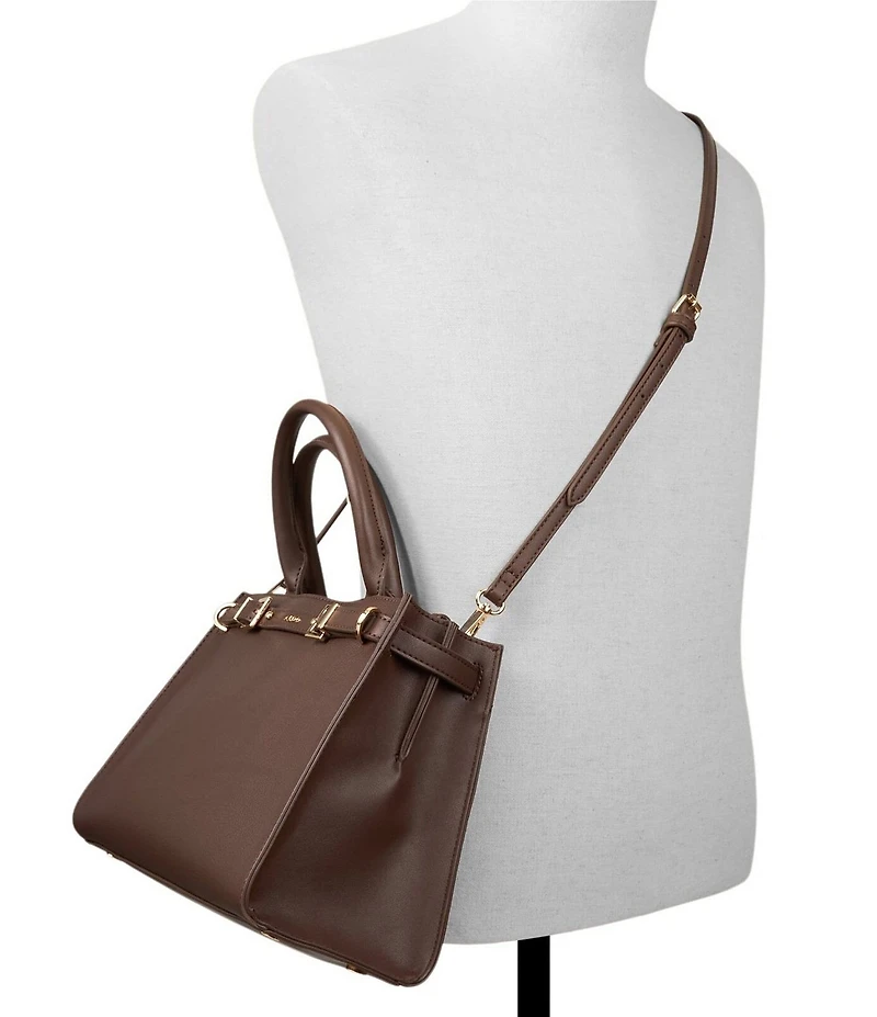 ALDO Elizabelle Large Belted Satchel Tote Bag