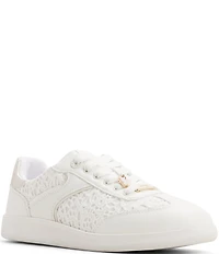 ALDO Erilg Lace Panels Butterfly Charms Lace Up Sneakers