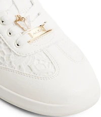 ALDO Erilg Lace Panels Butterfly Charms Lace Up Sneakers