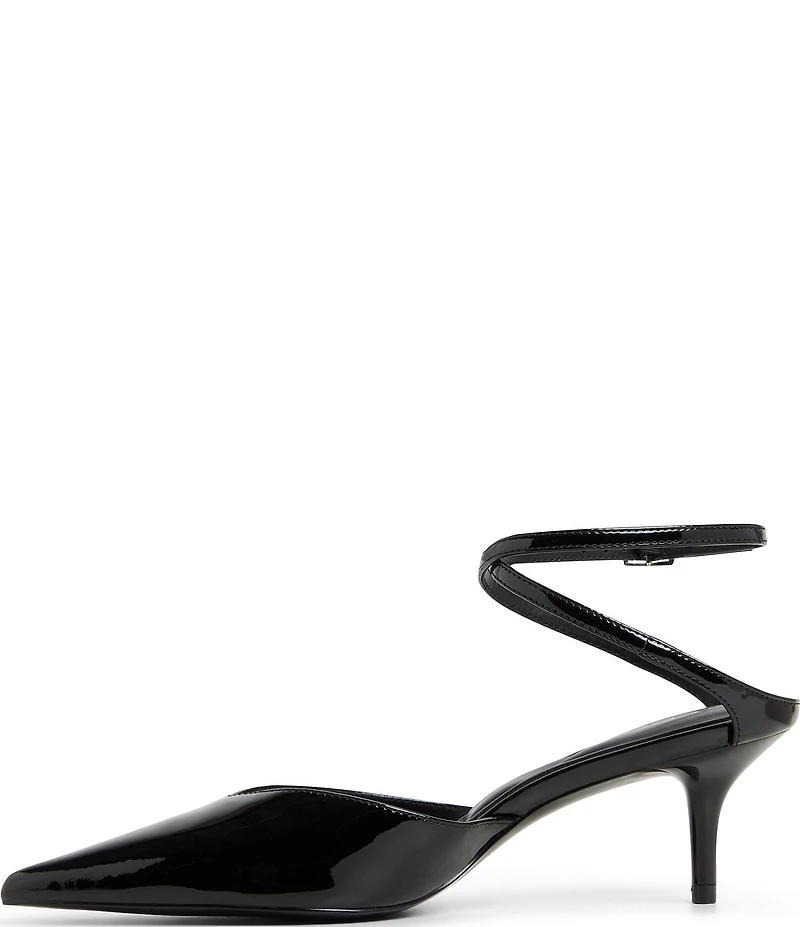 ALDO Feliccia Patent Ankle Strap Pumps