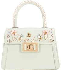 ALDO Flowergirl Top Handle Satchel Bag