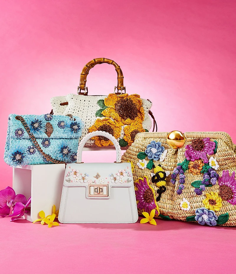 ALDO Flowergirl Top Handle Satchel Bag