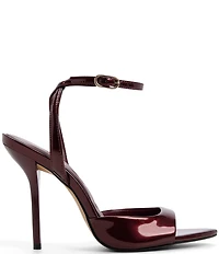 ALDO Forevermore Metallic Patent Ankle Strap Dress Sandals