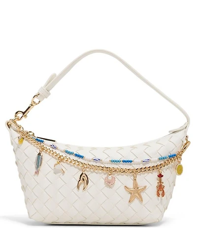 ALDO Frankie Woven Oceanic Chain Charm Shoulder Bag