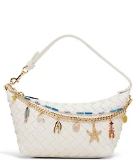ALDO Frankie Woven Oceanic Chain Charm Shoulder Bag