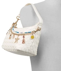 ALDO Frankie Woven Oceanic Chain Charm Shoulder Bag