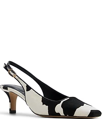 ALDO Gabriellie Cow Print Calf Hair Slingback Pumps
