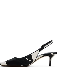 ALDO Gabriellie Cow Print Calf Hair Slingback Pumps