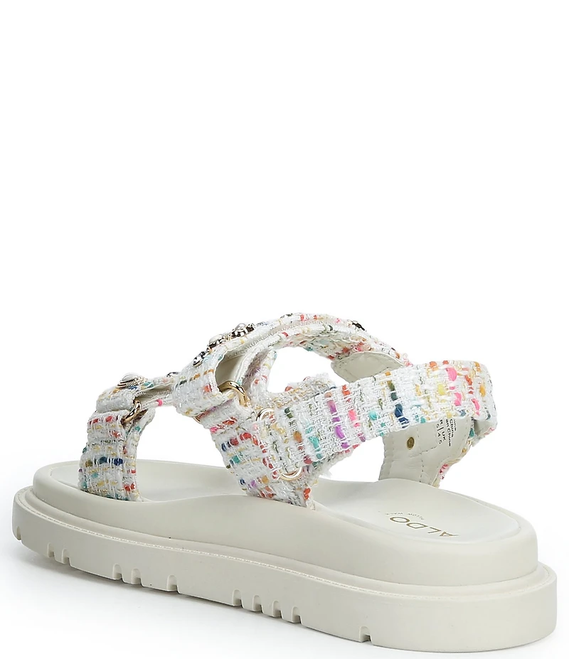 ALDO Gemima Rainbow Confetti Ornamented Platform Sandals