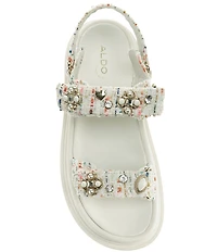 ALDO Gemima Rainbow Confetti Ornamented Platform Sandals