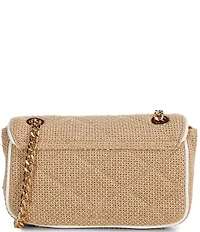 ALDO Giulliaa Small Straw Vaction Embellished Crossbody Bag