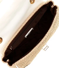 ALDO Giulliaa Small Straw Vaction Embellished Crossbody Bag