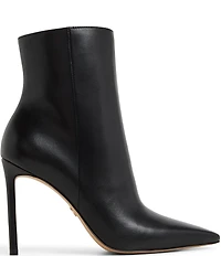 ALDO Guavaberry Leather Pointed Toe Dress Ankle Booties
