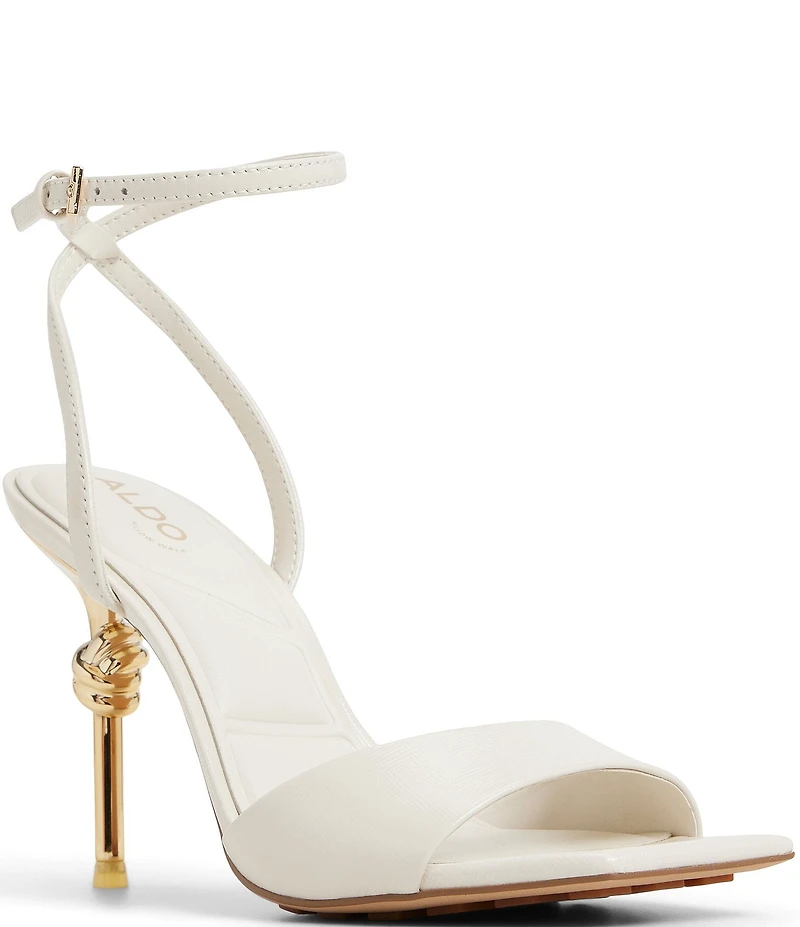 ALDO Harmonious Embossed Knot Heel Detail Dress Sandals