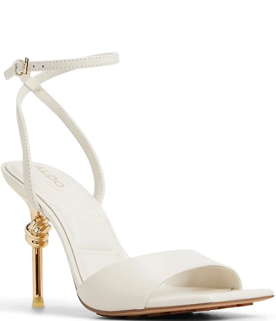 ALDO Harmonious Embossed Knot Heel Detail Dress Sandals