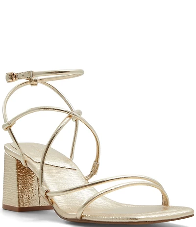 ALDO Harmonni Metallic Strappy Dress Sandals
