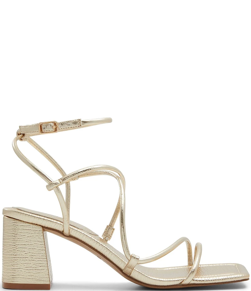 ALDO Harmonni Metallic Strappy Dress Sandals