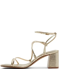 ALDO Harmonni Metallic Strappy Dress Sandals