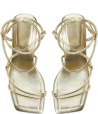 ALDO Harmonni Metallic Strappy Dress Sandals