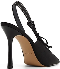 ALDO Hennie Grosgrain Side Bow Slingback Pumps