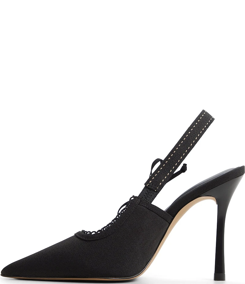ALDO Hennie Grosgrain Side Bow Slingback Pumps