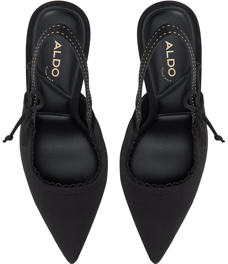 ALDO Hennie Grosgrain Side Bow Slingback Pumps