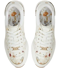 ALDO Iconistep Floral Butterfly Print Platform Wedge Sneakers