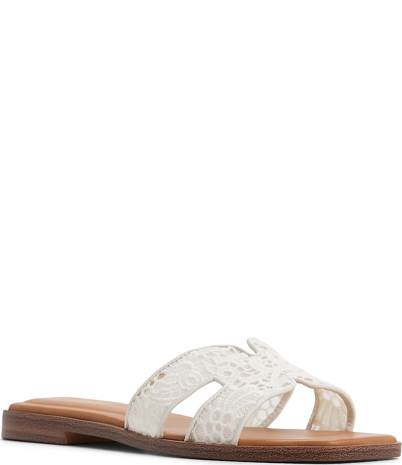 ALDO Itsandal Lace Square Toe Slide Sandals