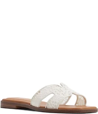 ALDO Itsandal Lace Square Toe Slide Sandals
